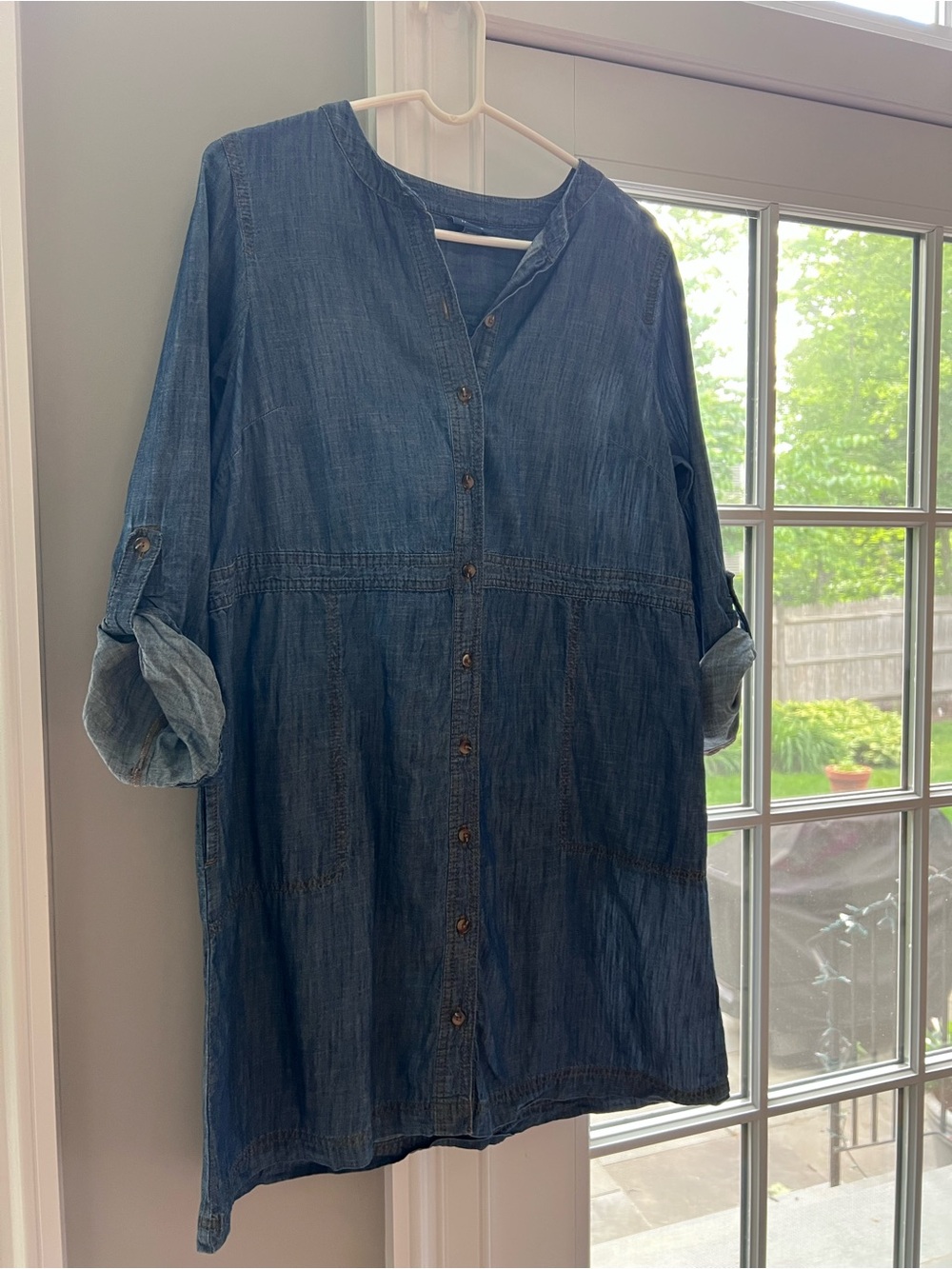 J Jill Blue Denim Short Dress - Picture 3 of 6